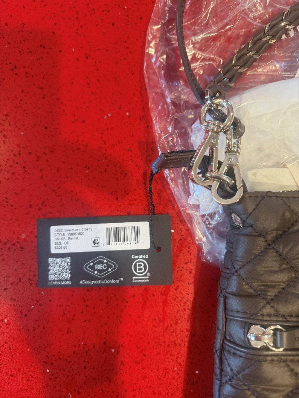 Downtown Crosby Crossbody Bag MZ Wallace walnut $325.00 - Picture 9 of 9